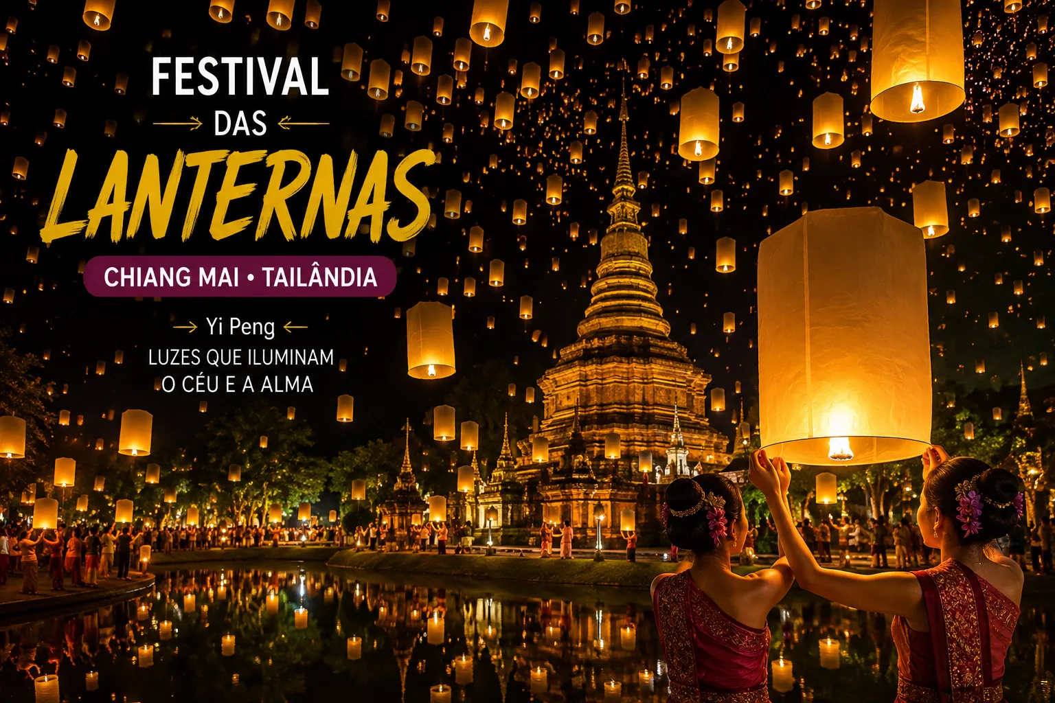 Festival das Lanternas na Tailândia