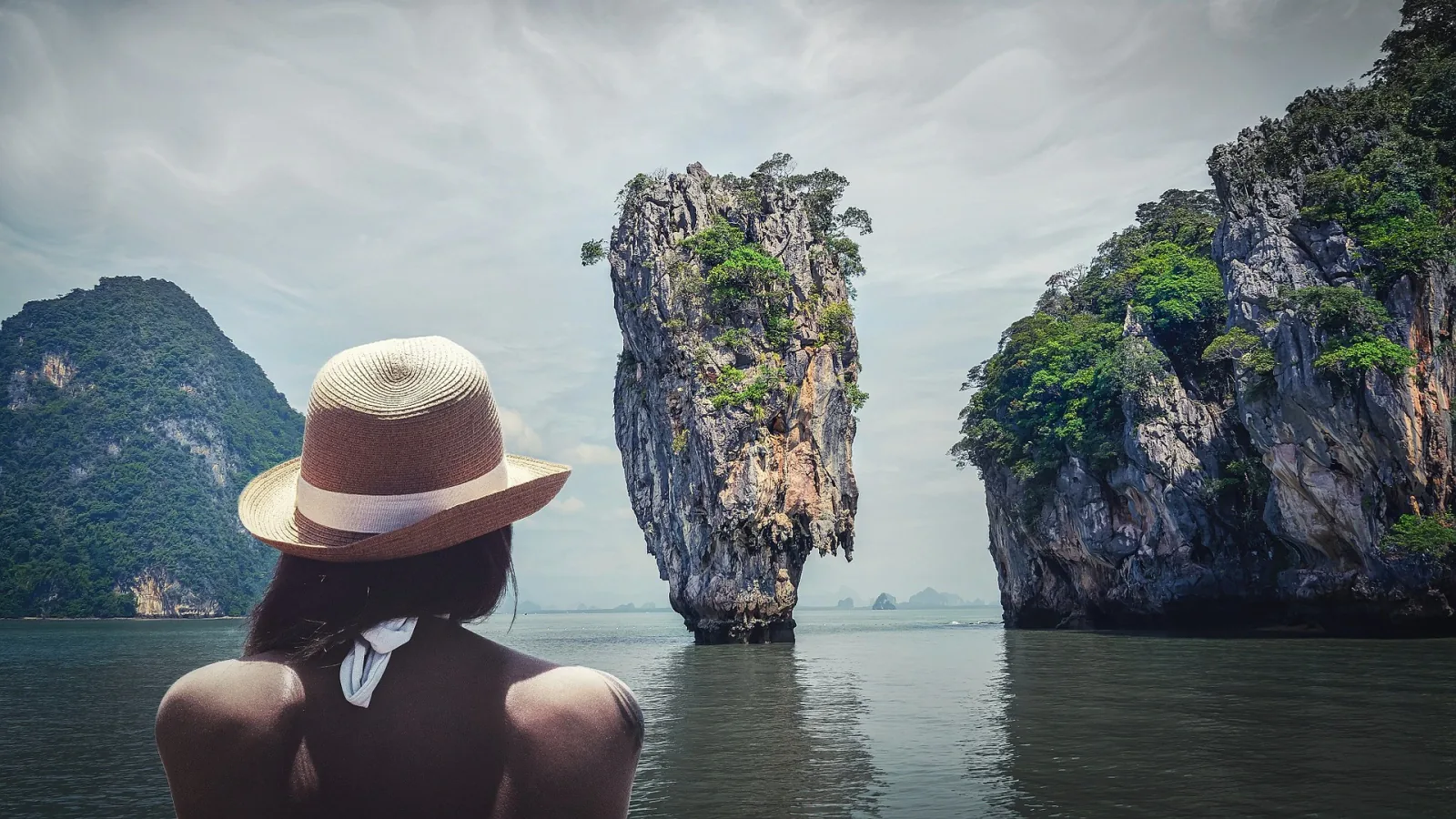 James Bond Island na baía de Phang Nga, na Tailândia
